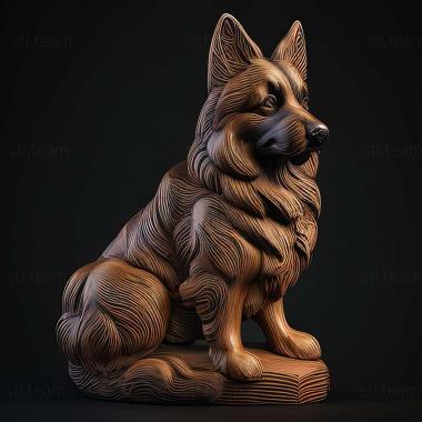 3D model Polish Podgalyan Shepherd dog (STL)